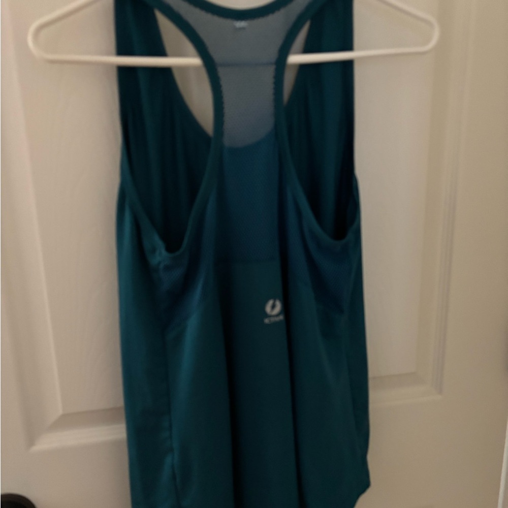 Teal IACTIVE workout top. Women’s L - Picture 2 of 4